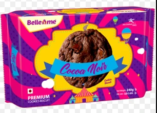 BelleAme Cocoa Noir Cookies Biscuit