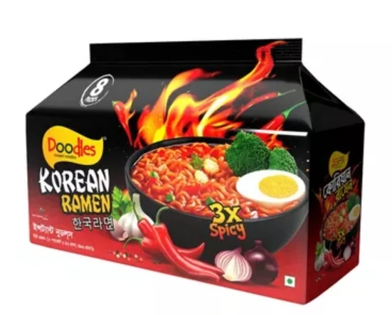 Doodles Korean Noodles 3xSpicy 496 gm