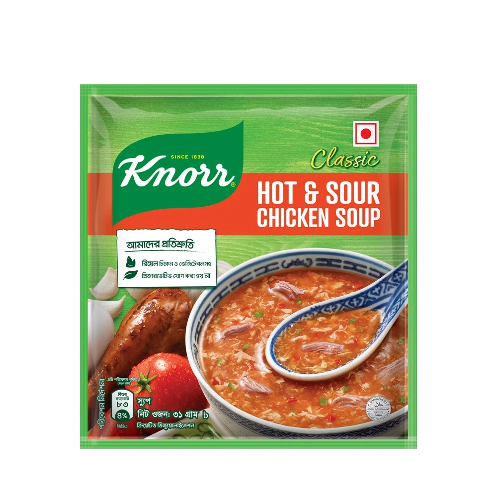 Knorr Hot & Sour Chicken Soup 31gm