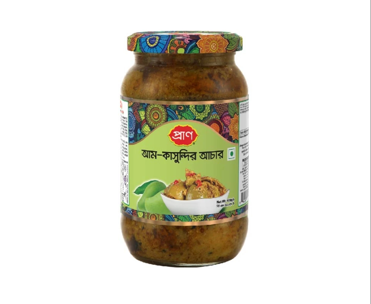 Pran Pickle Mango Kasundi Jar- 400 gm