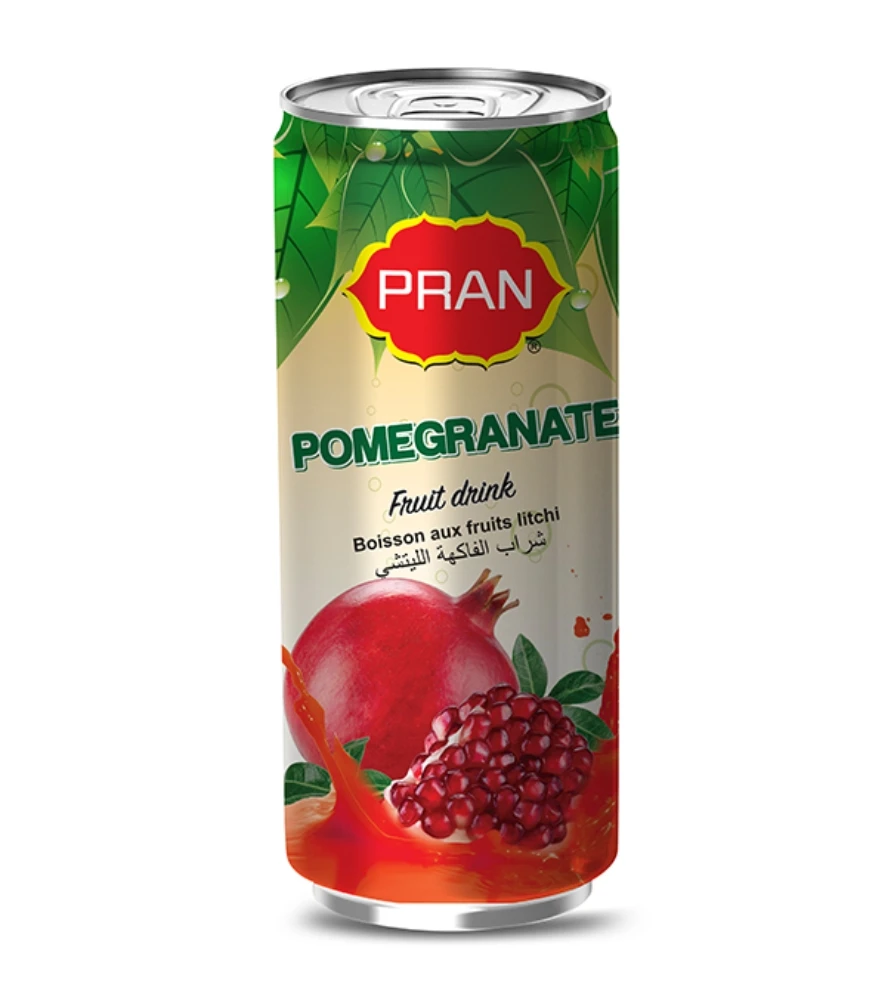 Pran Pomegranate Fruit Drink Can-250 ml