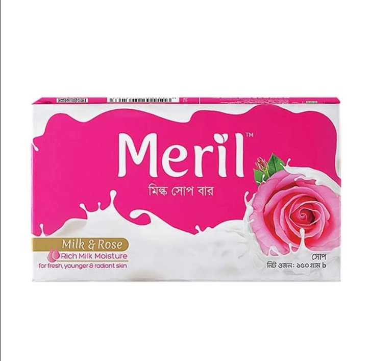 Meril Milk & Rose Bar 150gm