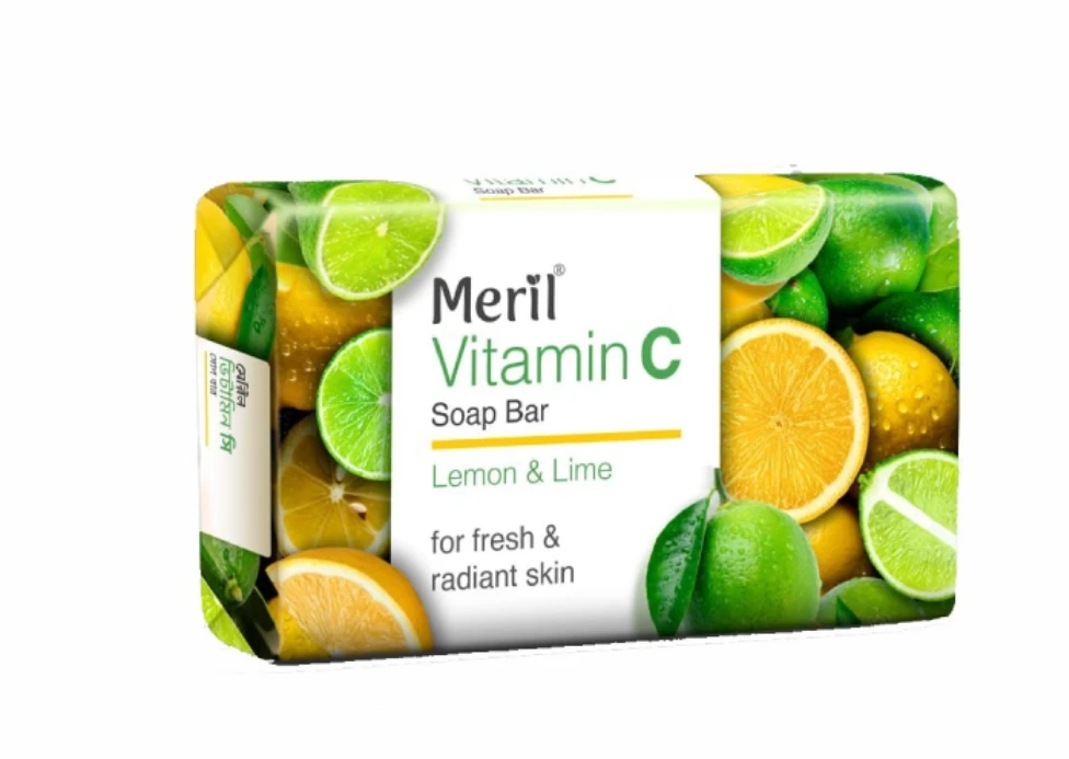 Meril Vitamin C Lemon & Lime Skin Soap 100gm