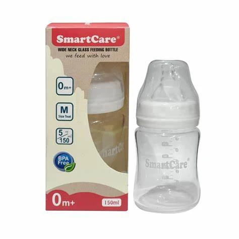 Smart Care Wide Neck Glass Feeder 150ml