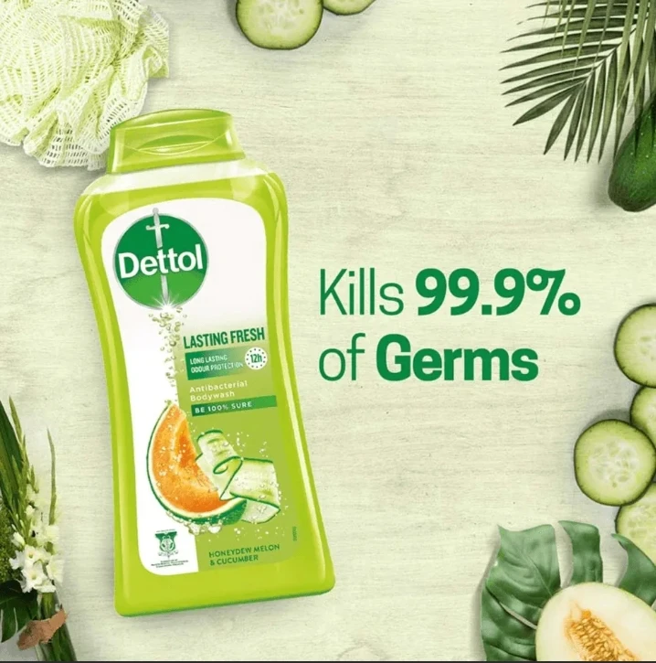 Dettol Lasting Fresh Body Wash-250g
