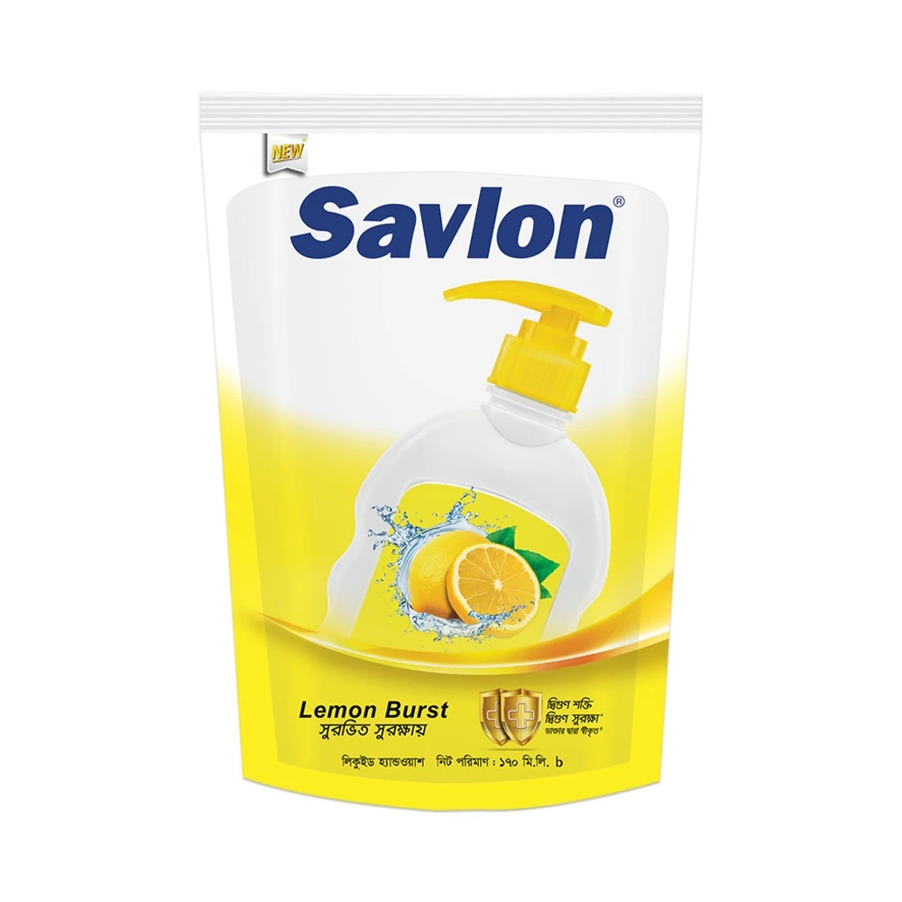Savlon Lemon Burst Hand Wash 170ml