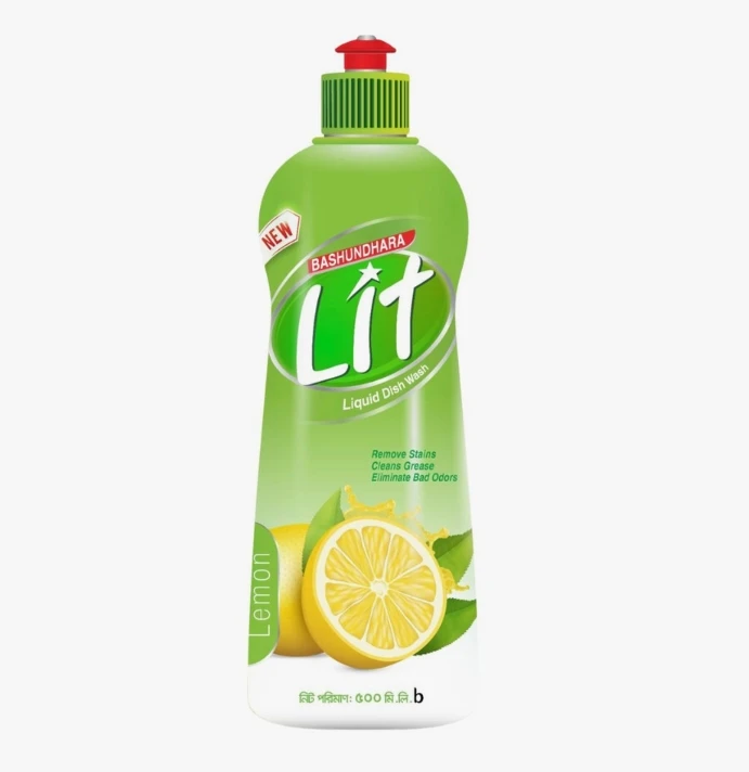 Lit Dish Wash Jar Lemon 500ML