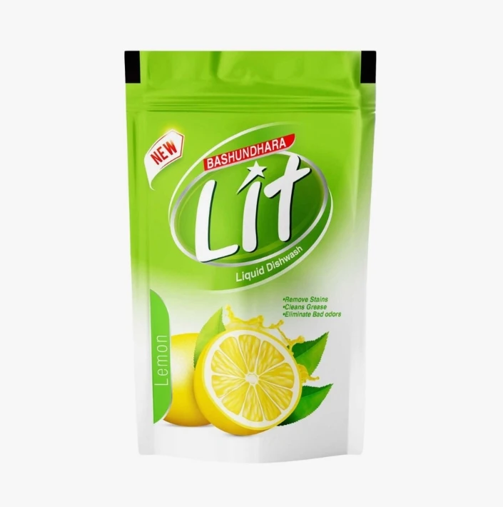 Lit Dish Wash Pouch Lemon 250ML