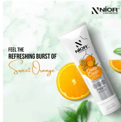 Nior Deep Clean Sweet Orange Gel Face Wash 100 ml