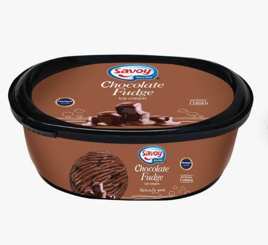 Savoy Chocolate Fudge Ice Cream 1L