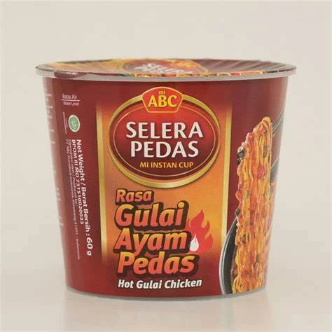 ABC Hot Gulai Chicken Cup Noodles 60g