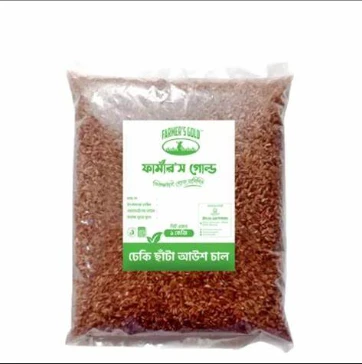 Farmer's Gold Red Awus Rice (Dheki Chata) 1kg