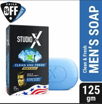 Studio X Face & Body Soap-125g Clean